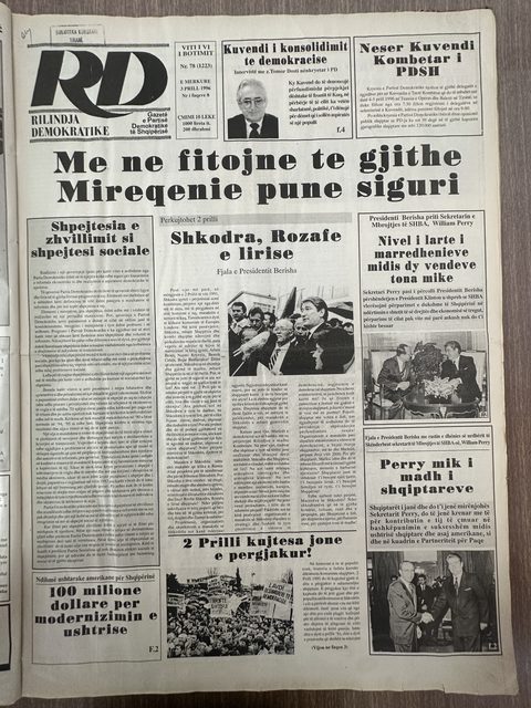 Rilindja Demokratike 1996-04-03